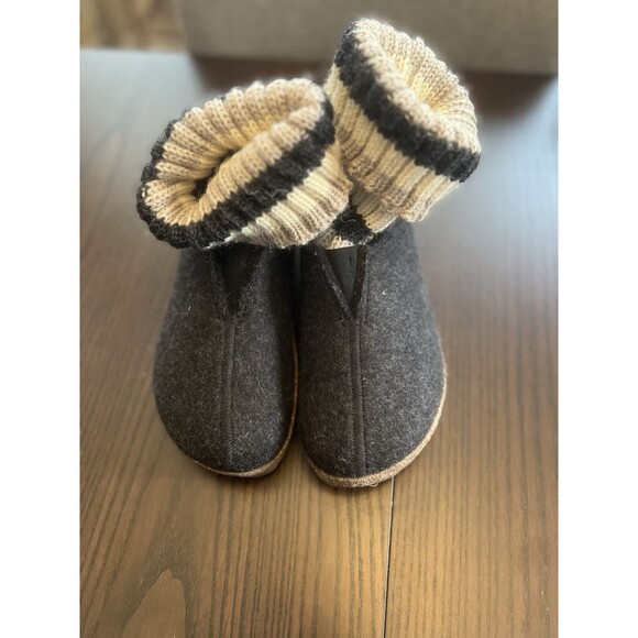 Haflinger Black and Brown Ankle Booties - Picture 6 of 11